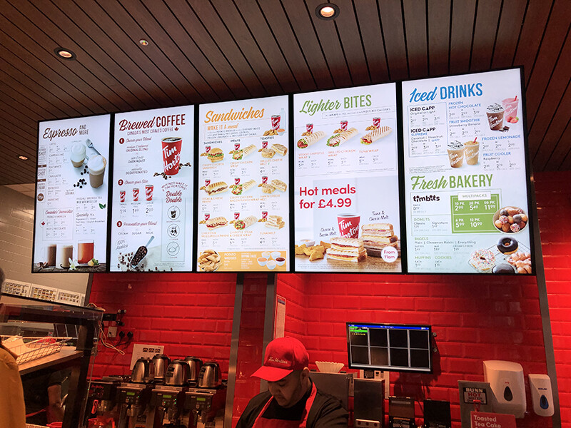 Digital Menu Display